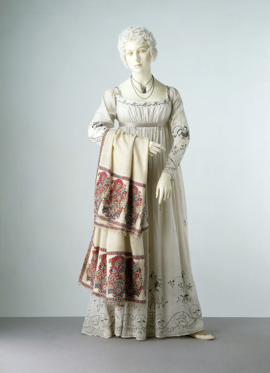 Платье 1805 года из муслина